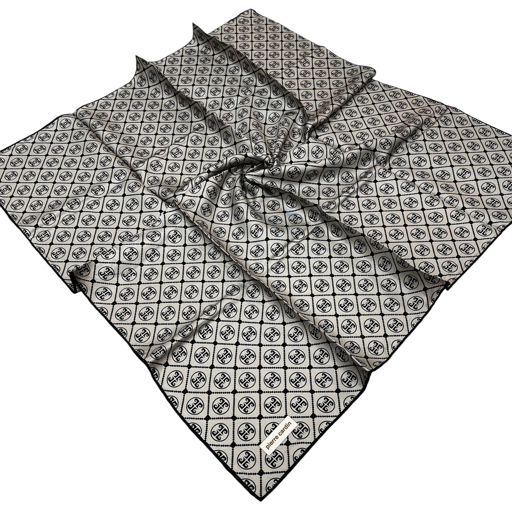 Pierre Cardin İpek Eşarp - 8631438-917 Açık Vizon