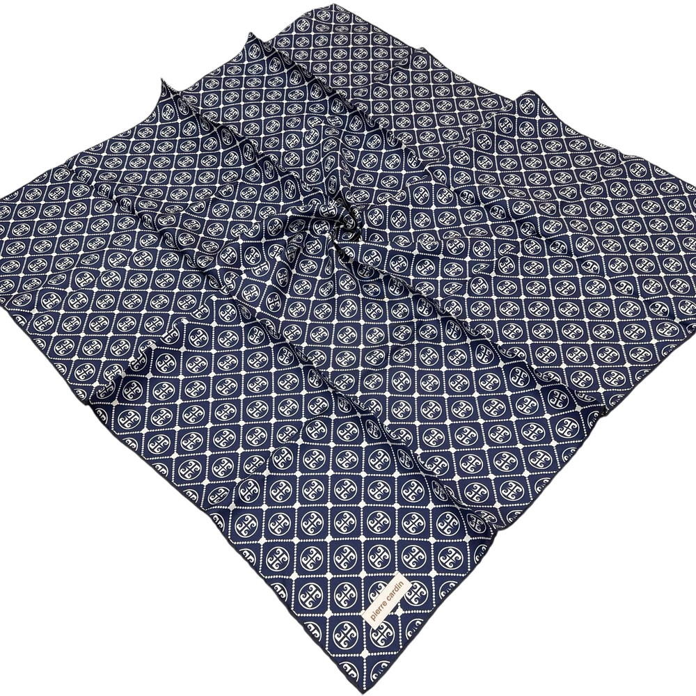 Pierre Cardin İpek Eşarp - 8631438-921 Lacivert