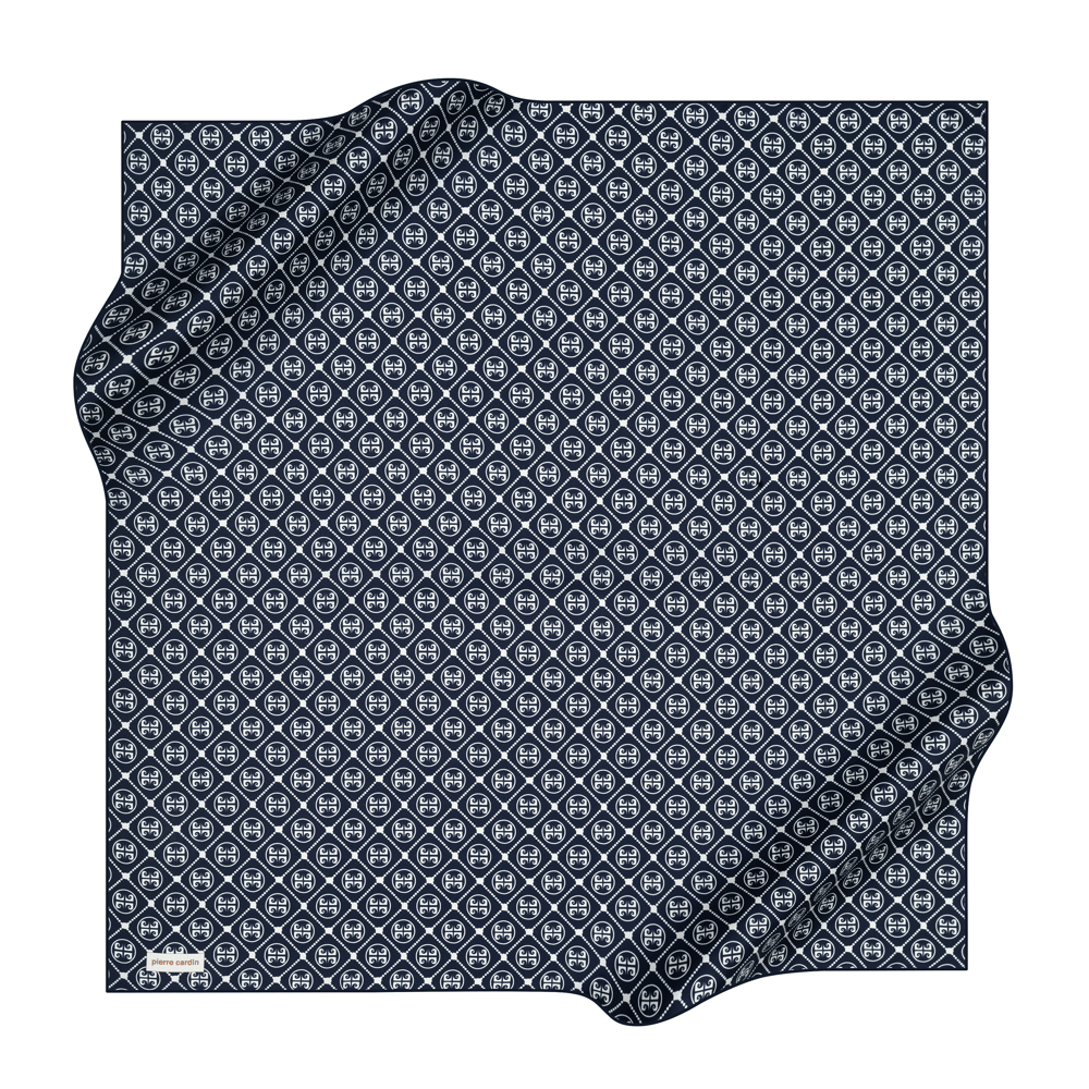 Pierre Cardin İpek Eşarp - 8631438-921 Lacivert
