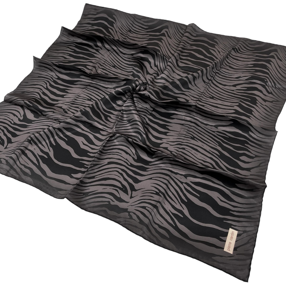 Pierre Cardin İpek Eşarp - 8652230-314 Siyah Kahve Sura