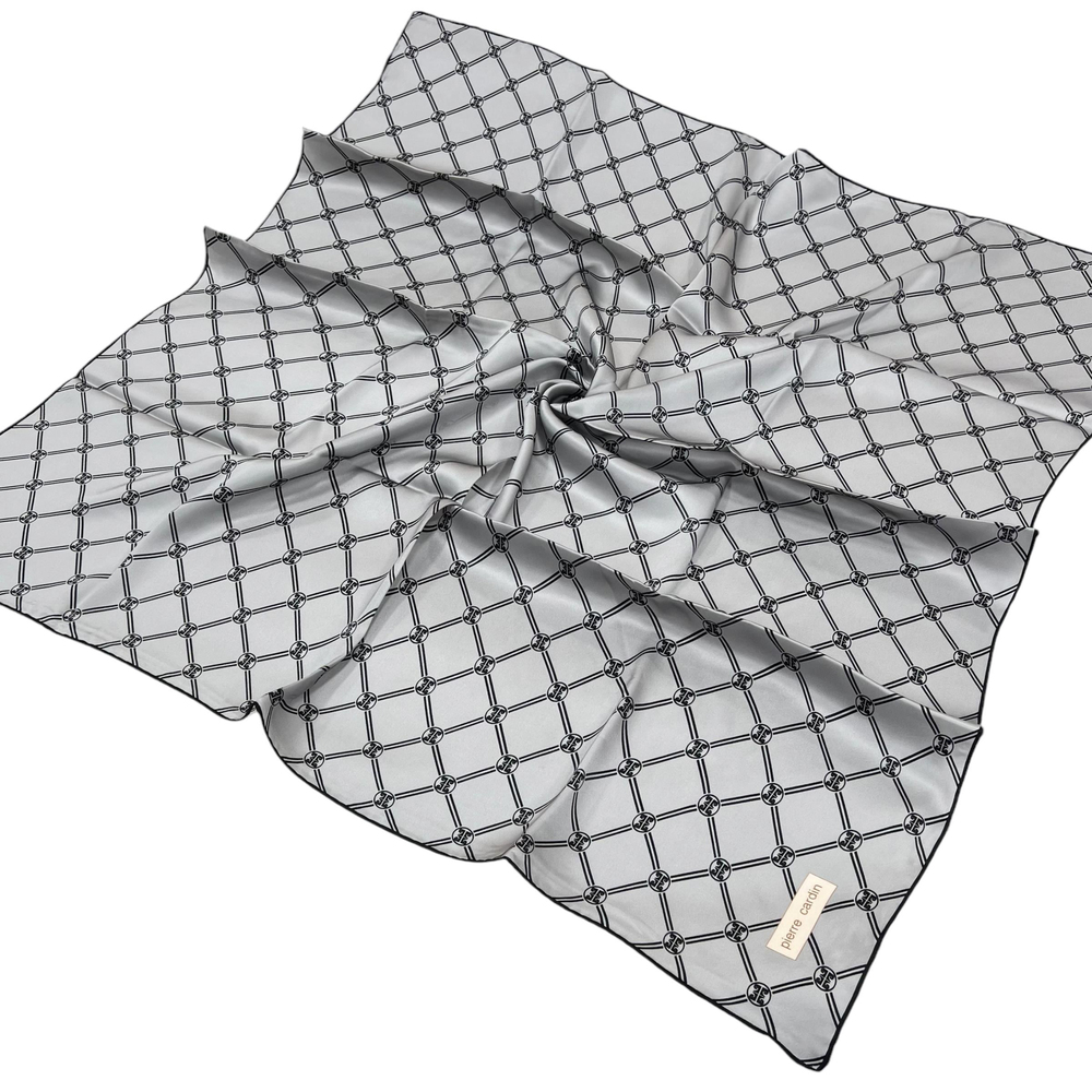 Pierre Cardin İpek Eşarp - 8902230-313 Gri Sura