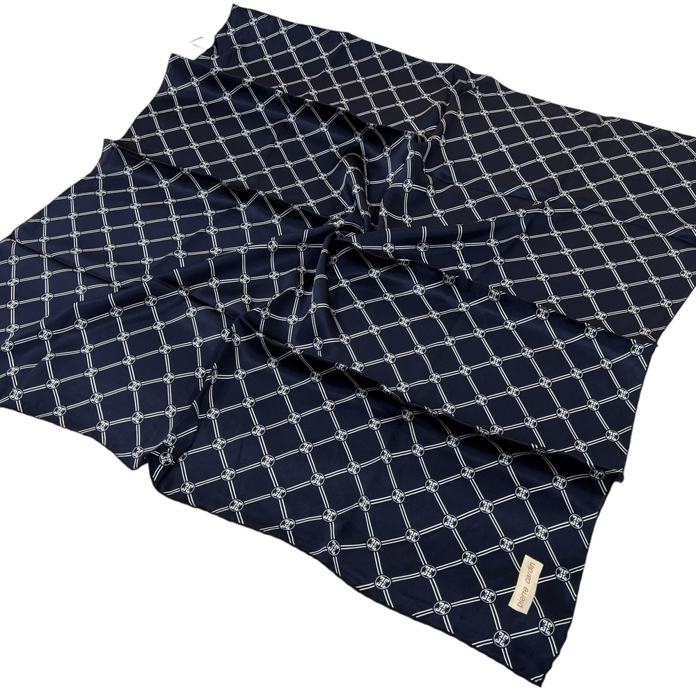 Pierre Cardin İpek Eşarp - 8902438-922 Lacivert Twill