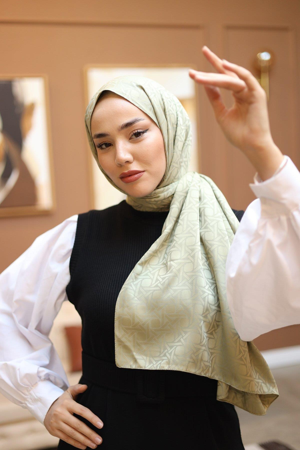 Silk Home Deluxe Şal - 40003  Çağla