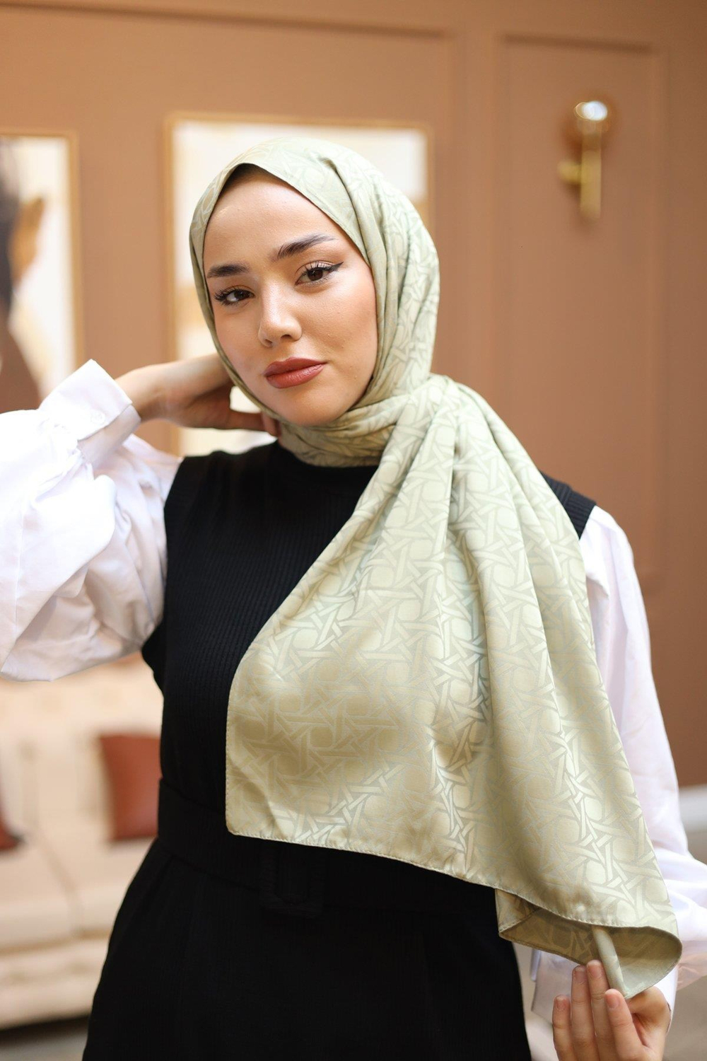 Silk Home Deluxe Şal - 40003  Çağla