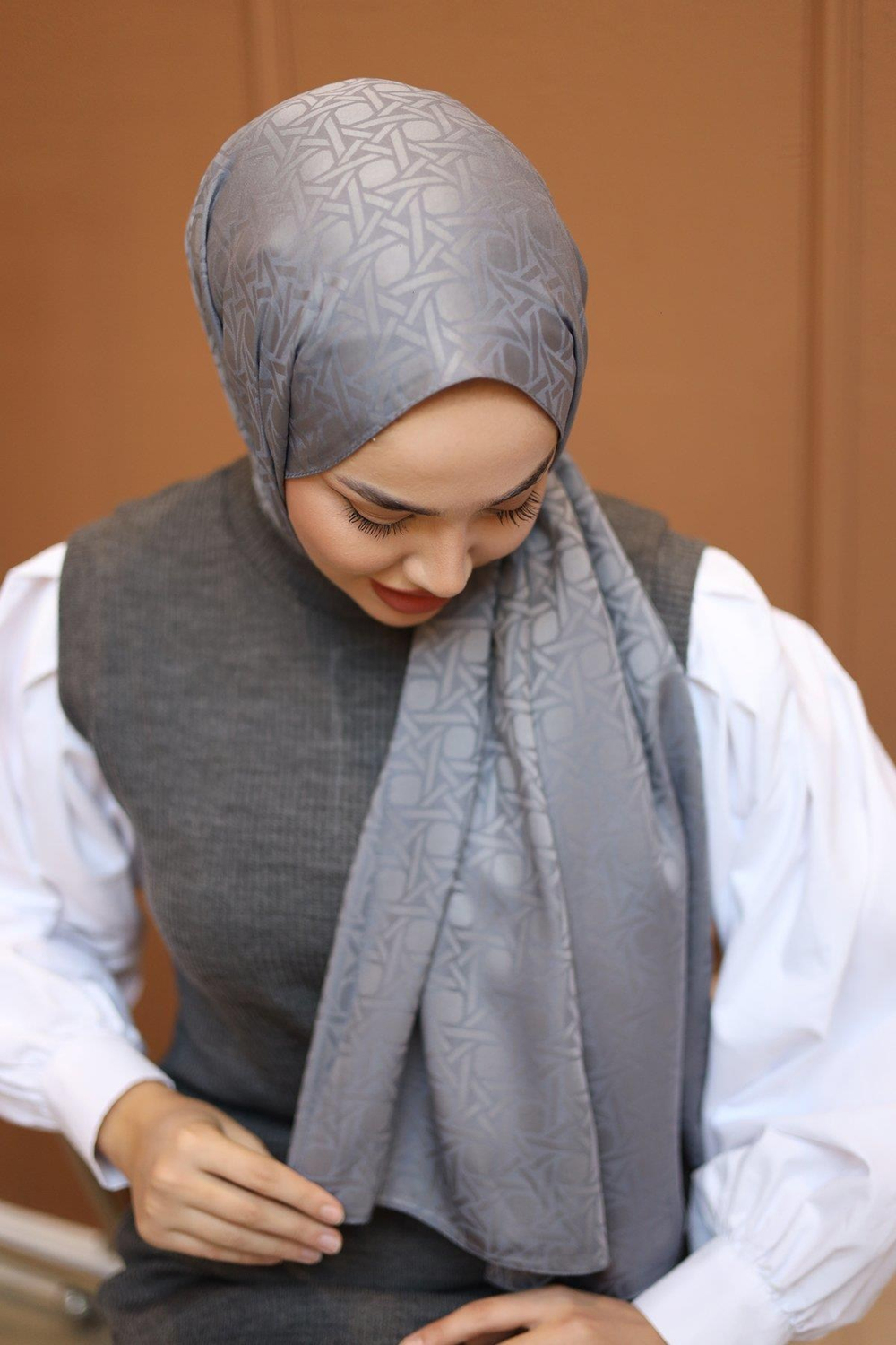 Silk Home Deluxe Şal - 40003  Gri
