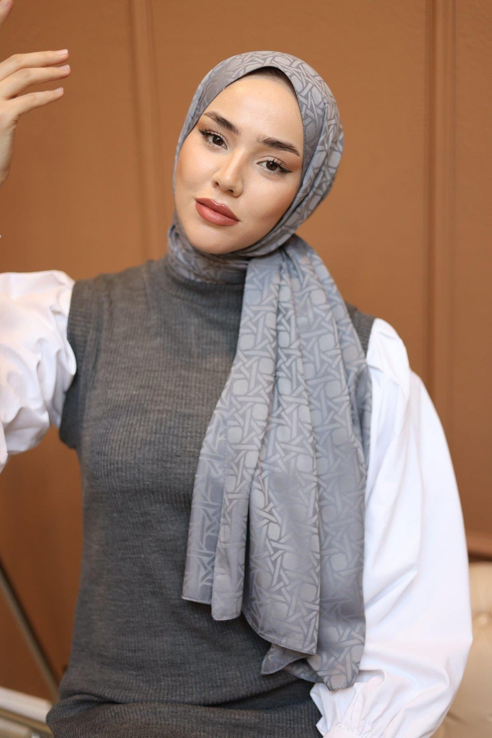Silk Home Deluxe Şal - 40003  Gri