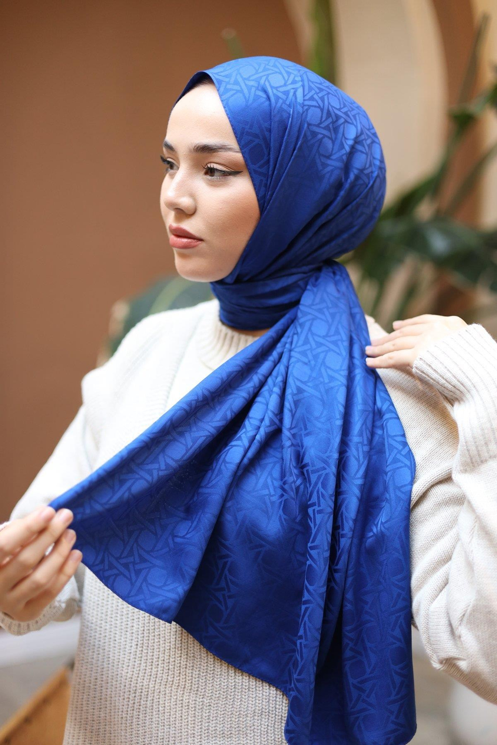 Silk Home Deluxe Şal - 40003  Saks