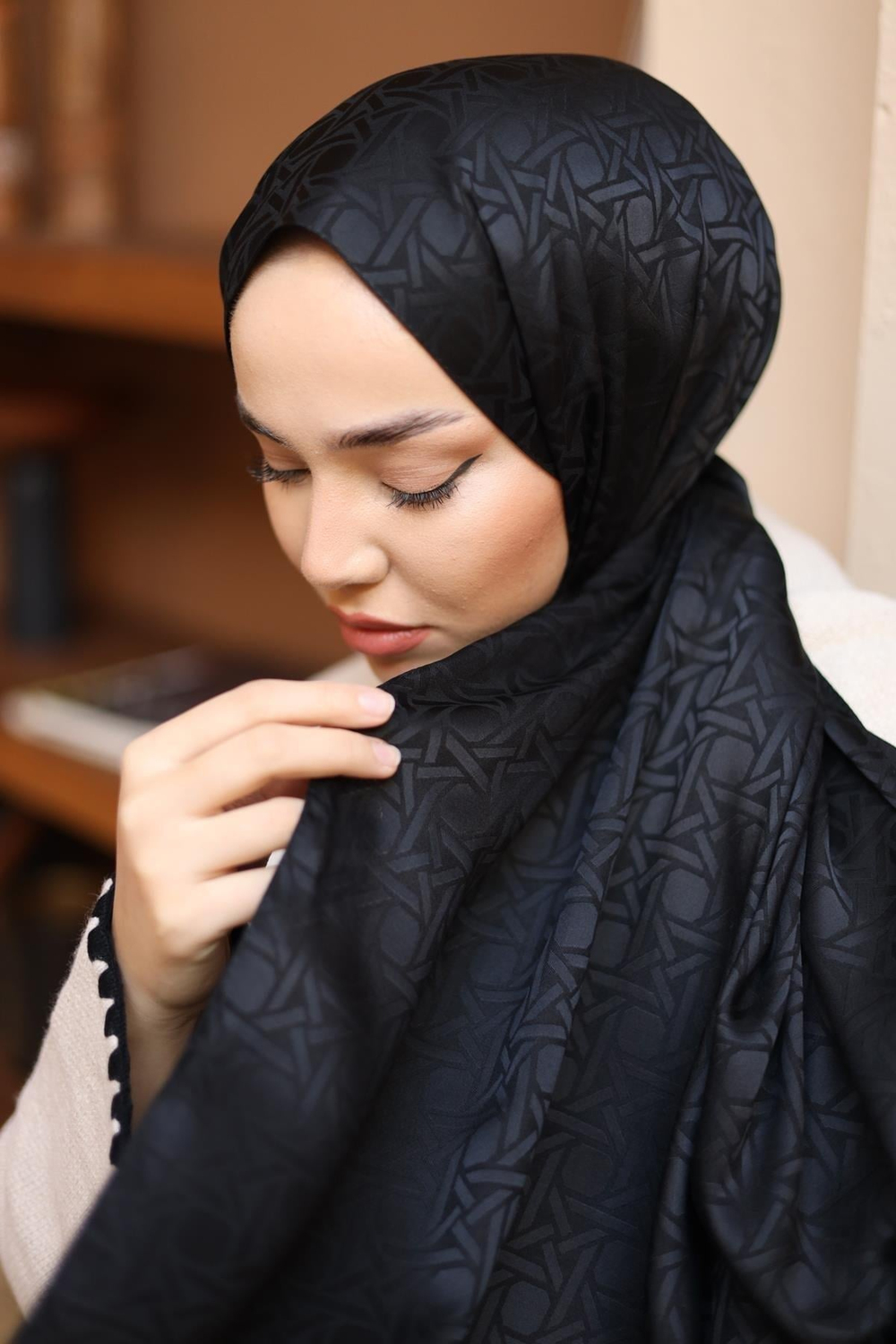 Silk Home Deluxe Şal - 40003  Siyah