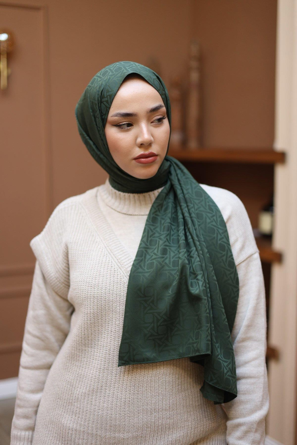 Silk Home Deluxe Şal - 40003  Zümrüt