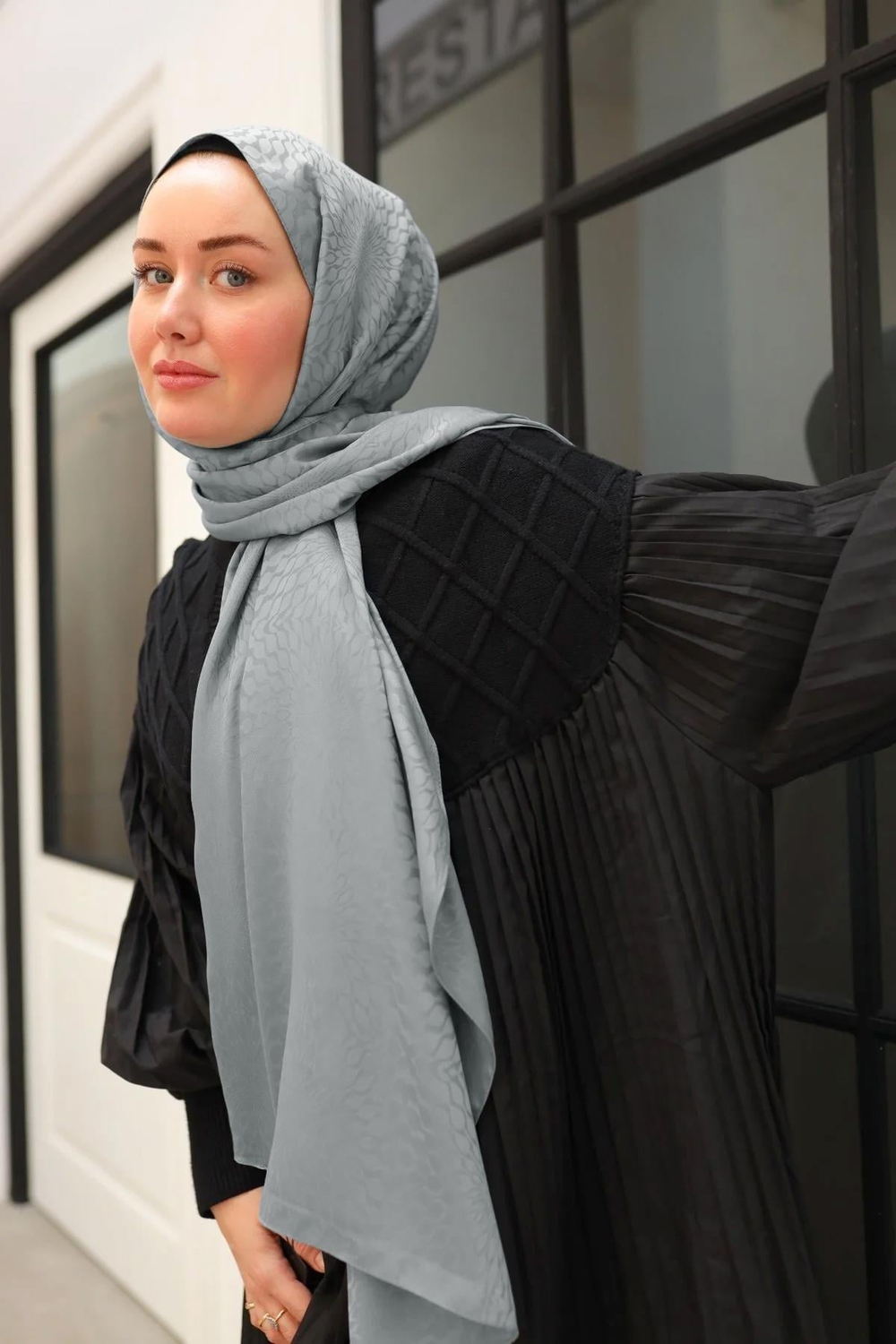 Silk Home Deluxe Şal - 40006-04 Gri
