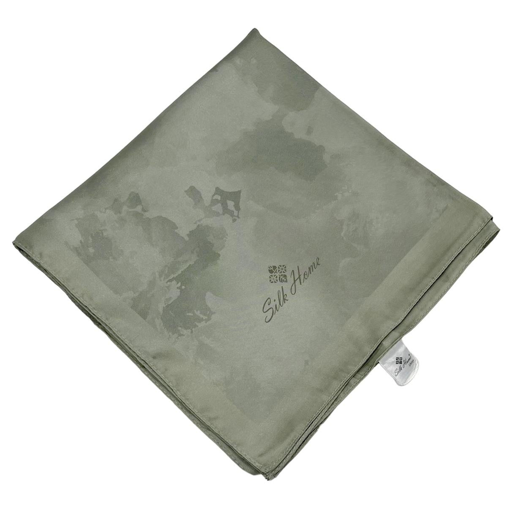 Silk Home Desenli Shiny Eşarp - 8647 - Çağla
