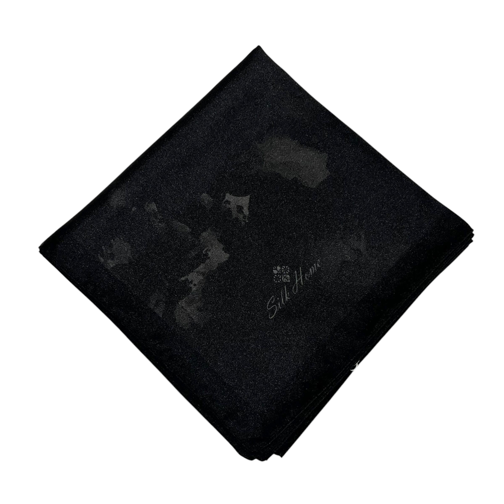 Silk Home Desenli Shiny Eşarp - 8647 - Yeni Siyah