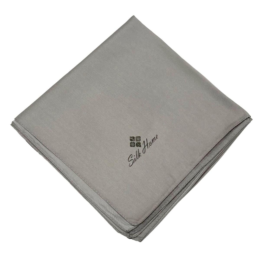 Silk Home Düz Shiny Eşarp - Koyu Duman