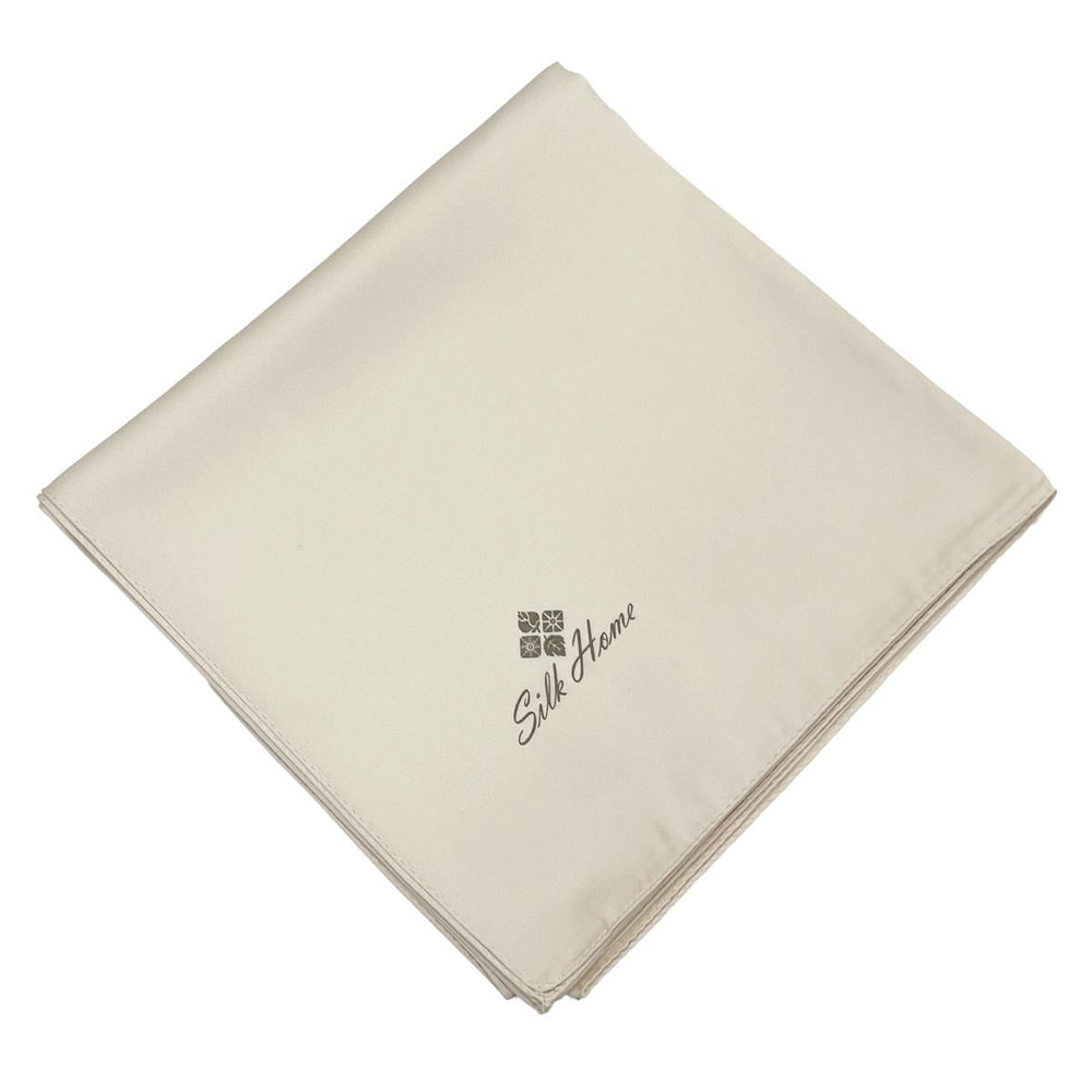 Silk Home Düz Shiny Eşarp - Mat Krem