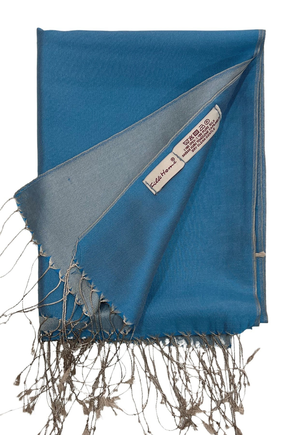 Silk Home İpek Şal - Bebe Mavi