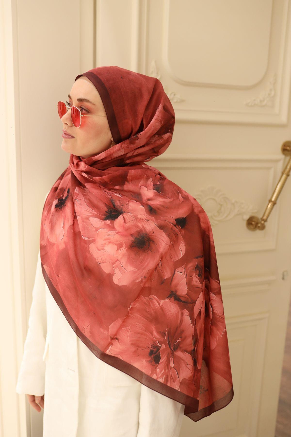 Silk Home Nariya Şal - 90006 - Bordo