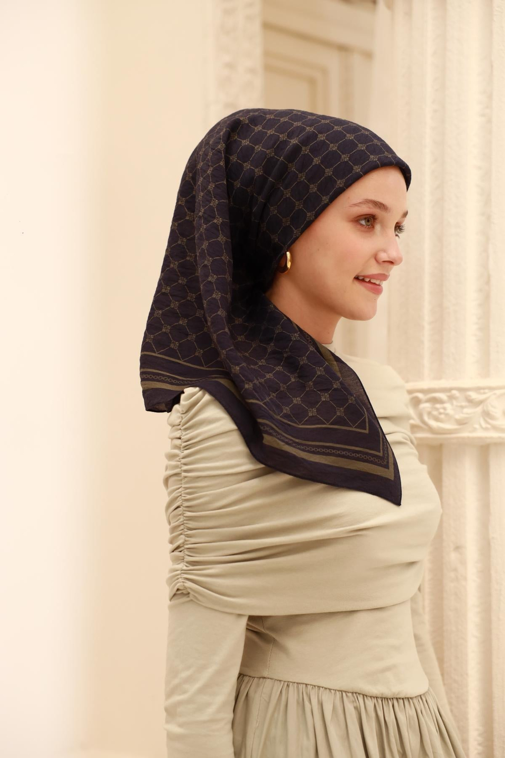 Silk Home Olinda Eşarp - 48004 - Mürdüm