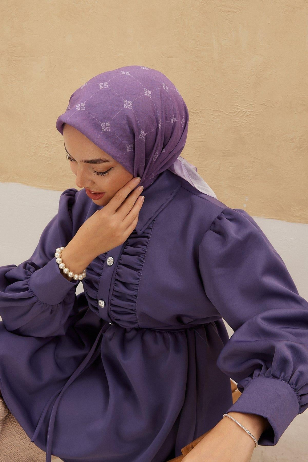 Silk Home Olinda Eşarp - Erguvan Lila
