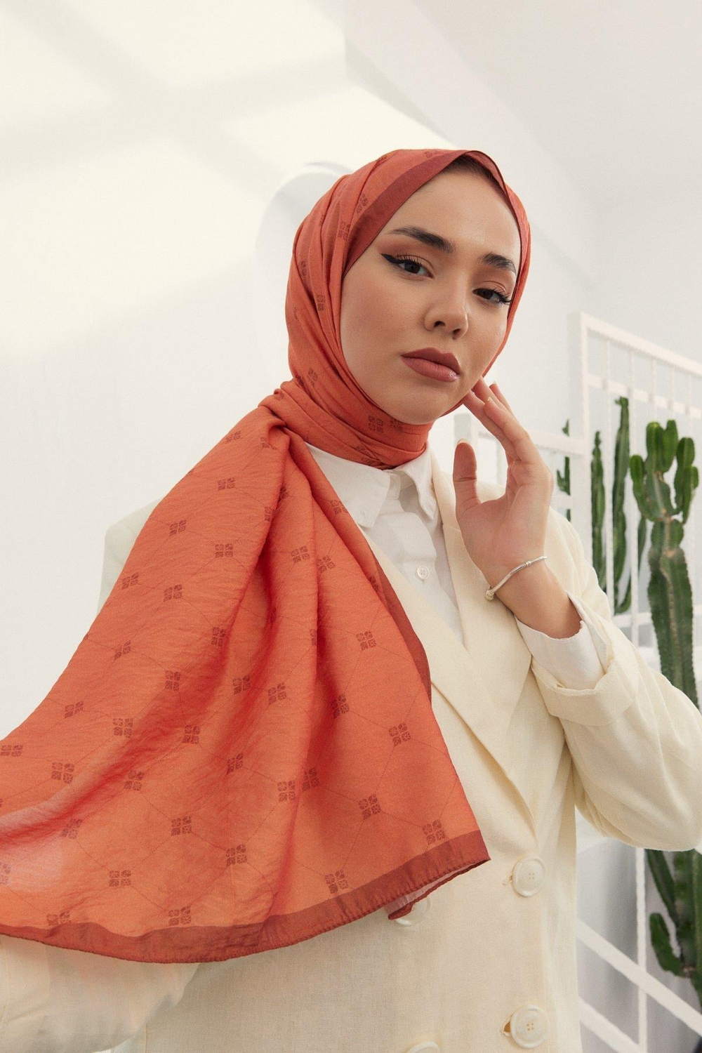 Silk Home Olinda Şal - 49003 - Soft Bakır