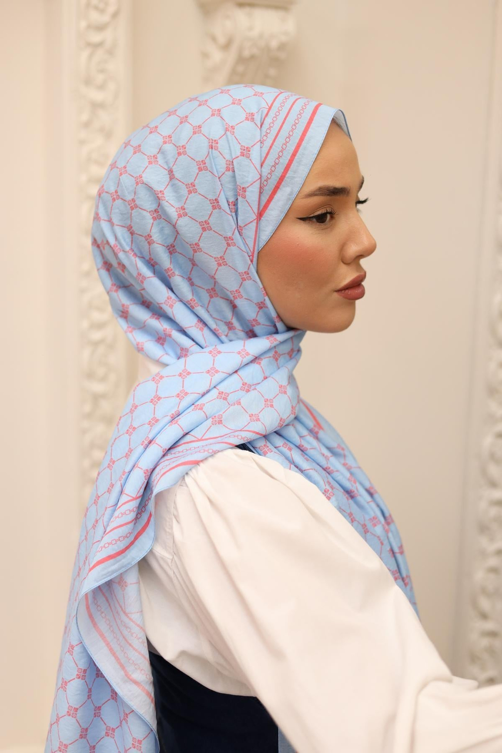 Silk Home Olinda Şal - 49005 - 08 Mavi Mercan