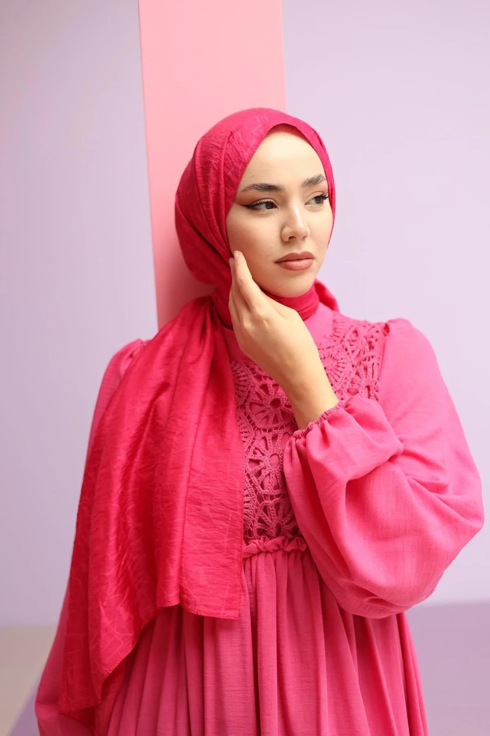 Silk Home Prime Şal - 78004-23 Fuşya