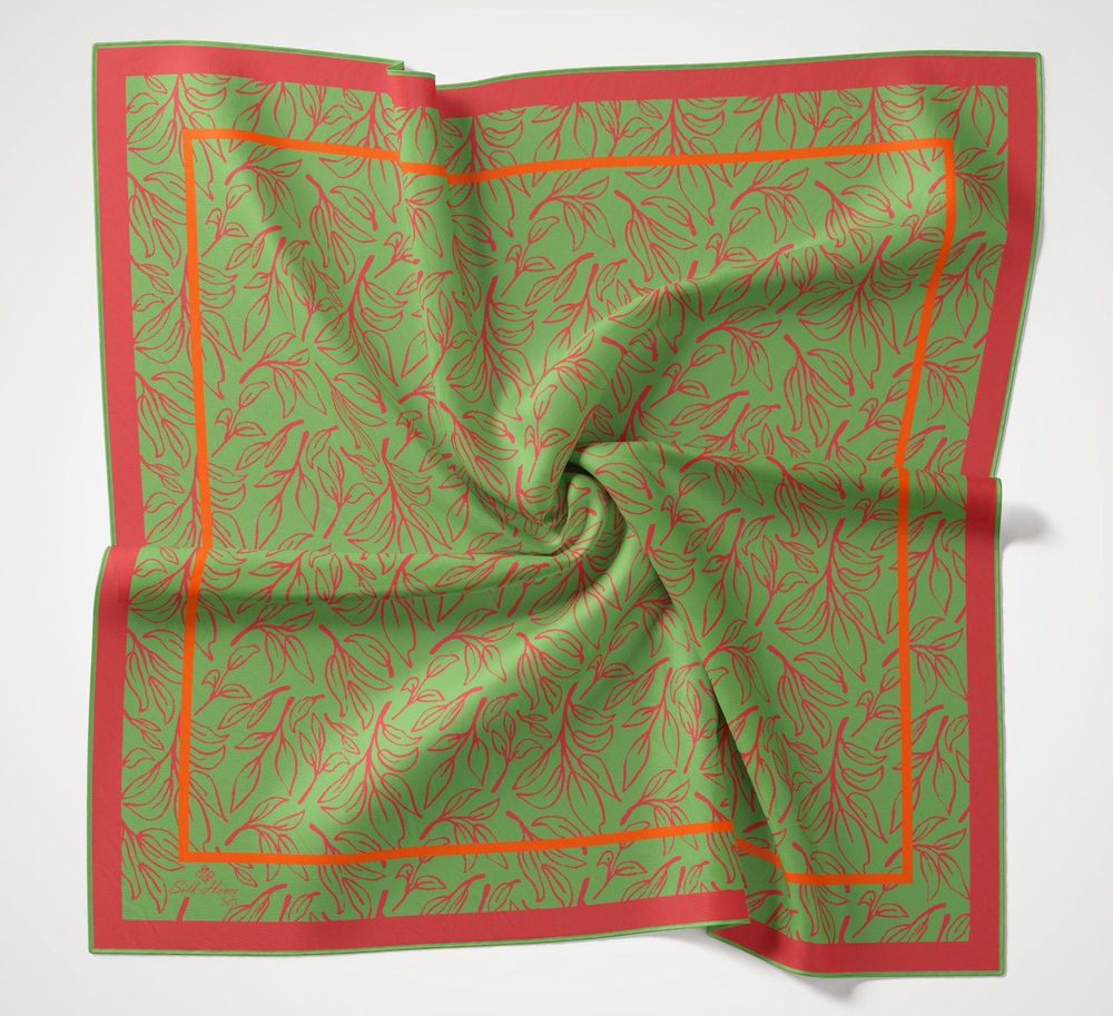 Silk Home Soft Eşarp - 1021 - Fıstık Turuncu