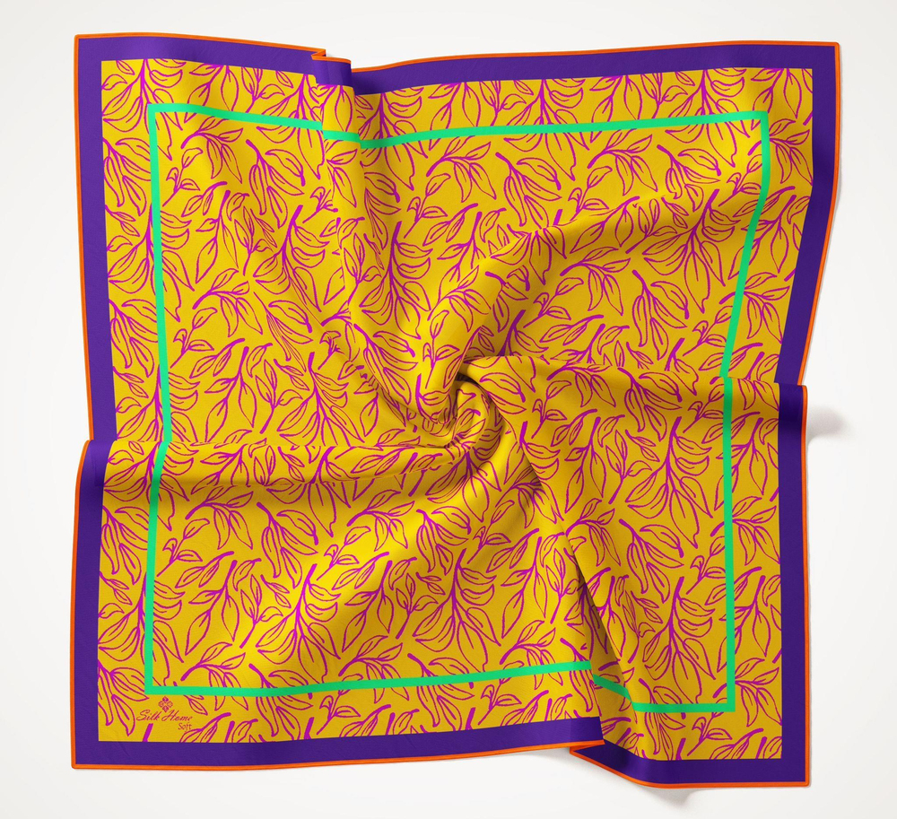 Silk Home Soft Eşarp - 1021 - Gold Saks