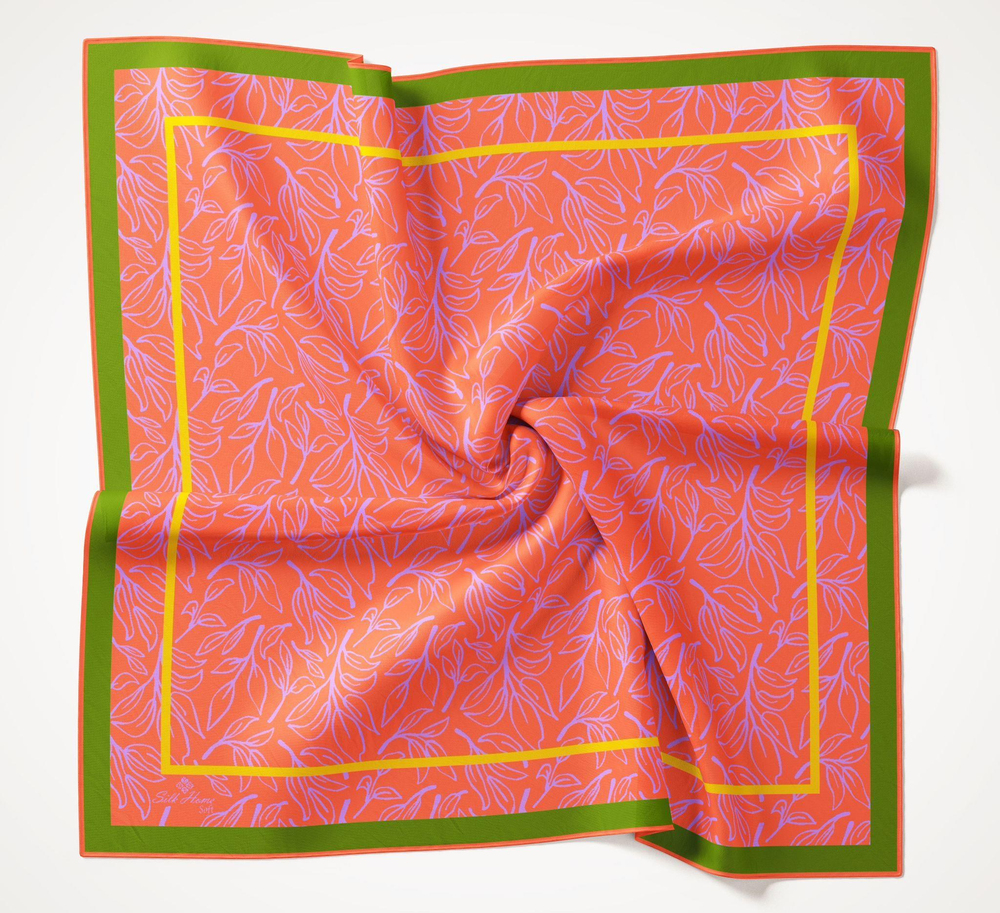 Silk Home Soft Eşarp - 1021 - Turuncu Haki