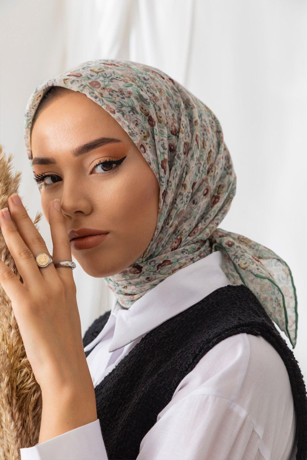 Silk Home Soft Eşarp - 1030 - Çağla Krem