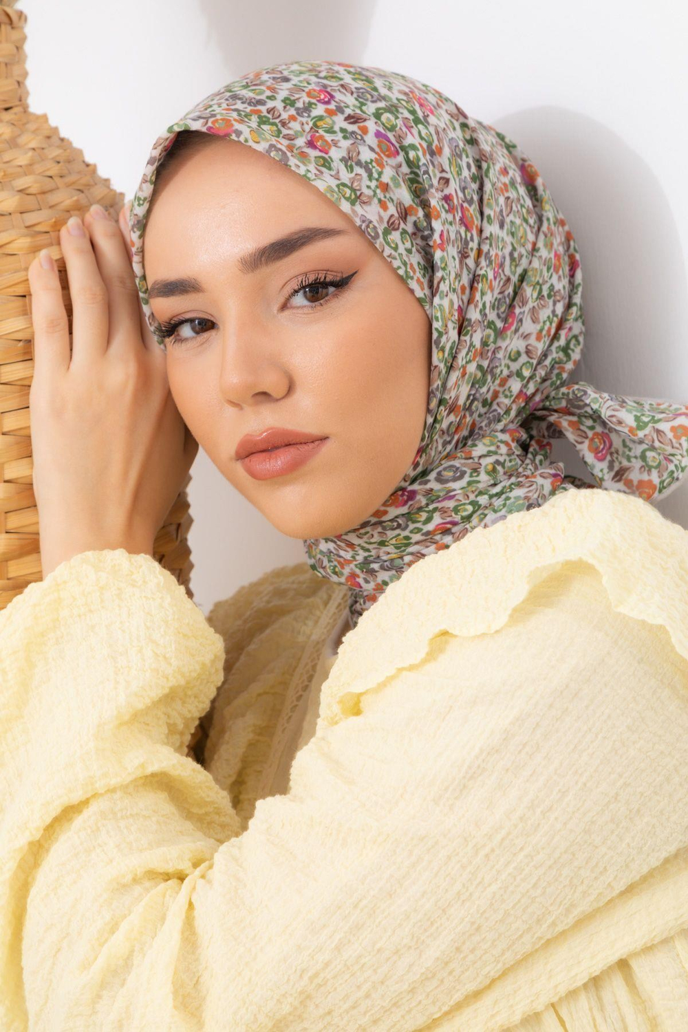Silk Home Soft Eşarp - 1030 - Gri Yeşil