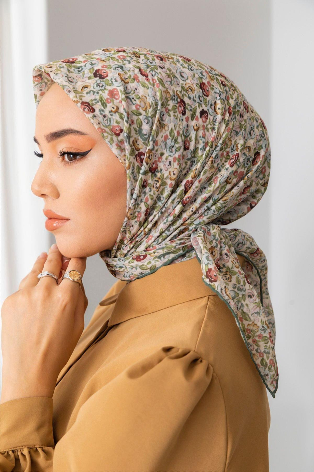 Silk Home Soft Eşarp - 1030 - Koyu Çağla