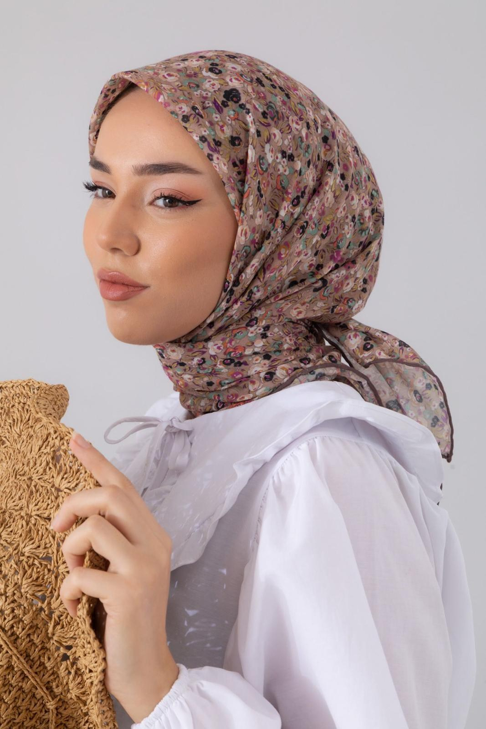 Silk Home Soft Eşarp - 1030 - Koyu Gülkurusu