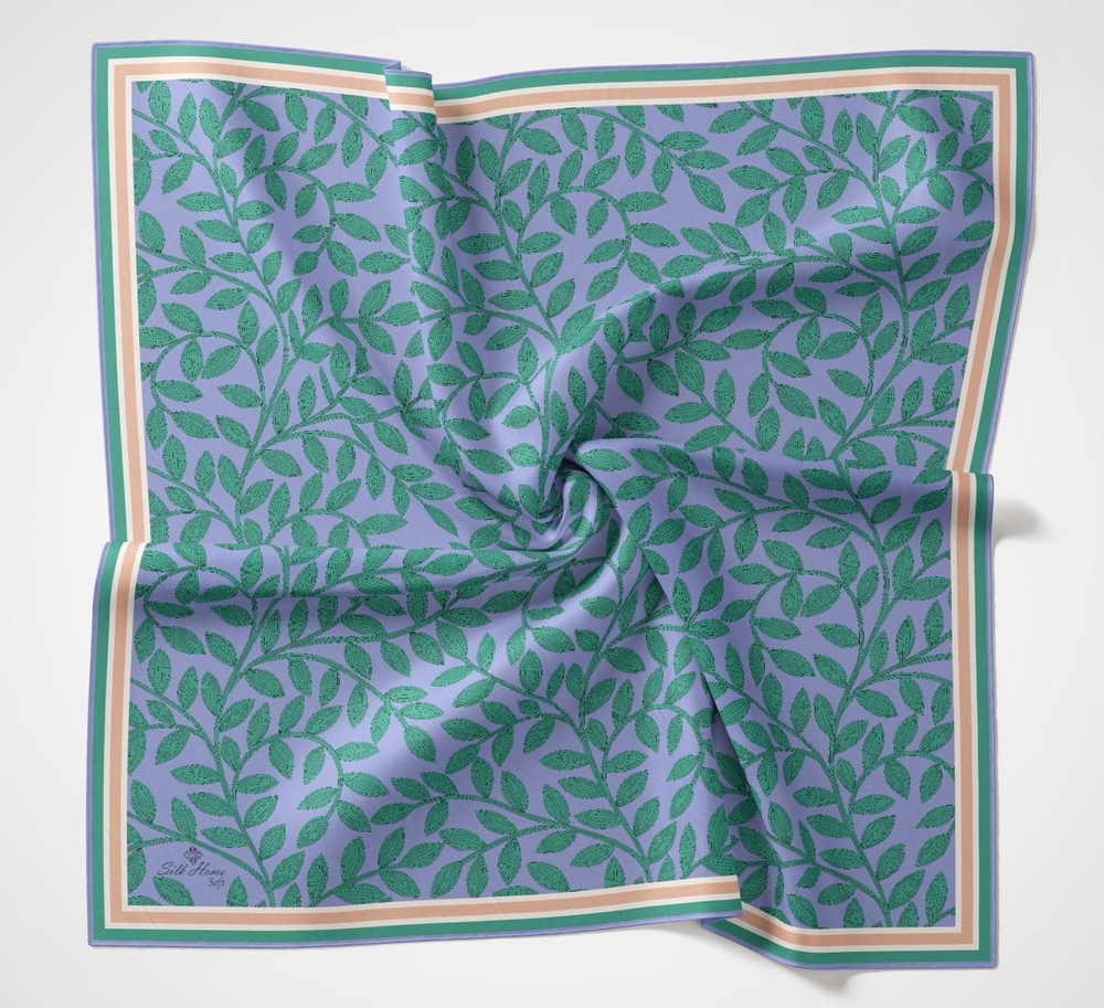 Silk Home Soft Eşarp - 1040 - Mavi Yeşil