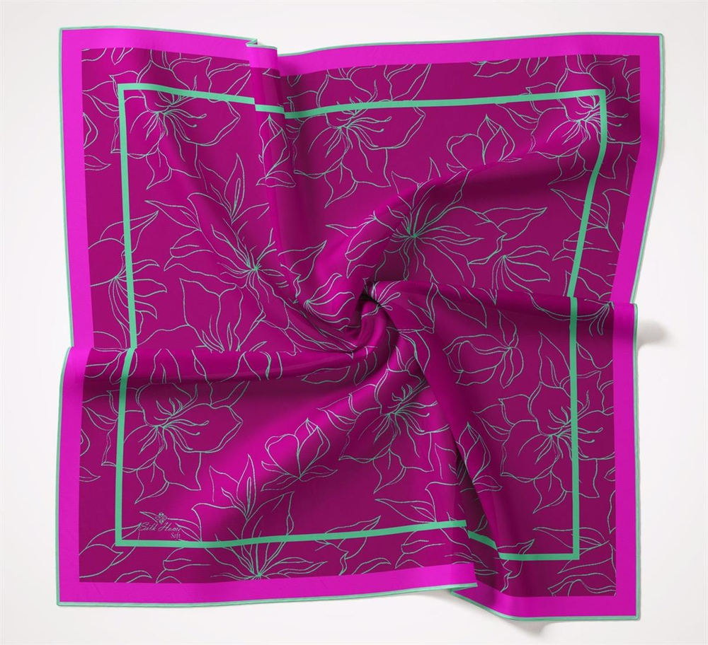 Silk Home Soft Eşarp - 2892 - Vişne