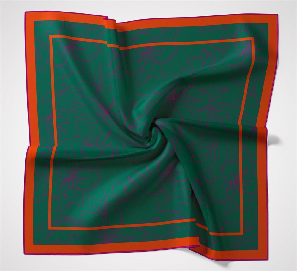 Silk Home Soft Eşarp - Koyu Zümrüt