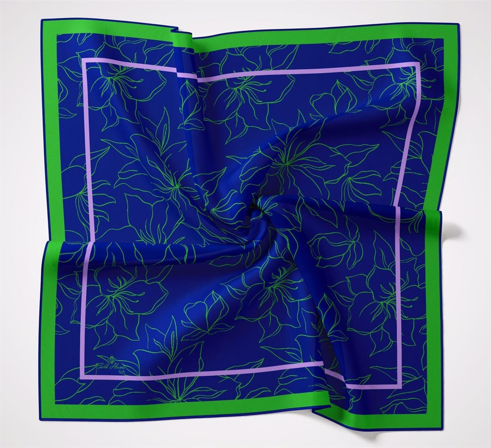 Silk Home Soft Eşarp - Lacivert