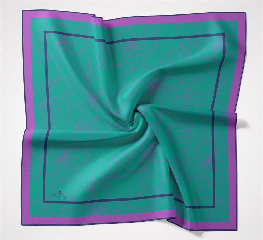 Silk Home Soft Eşarp - Su Yeşili