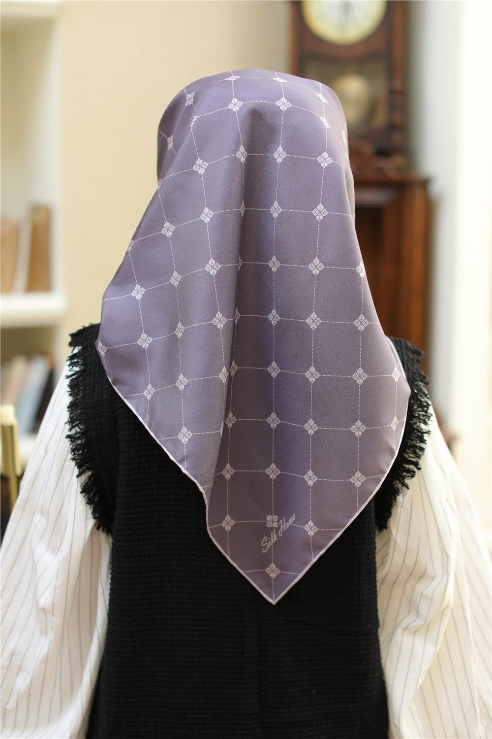 Silk Home Twill İpek Eşarp - 11392-26 Leylak
