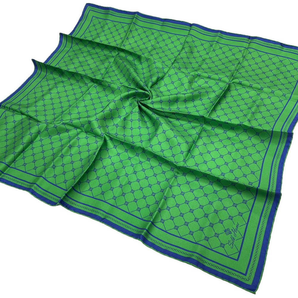 Silk Home Twill İpek Eşarp - 11393 Benetton Mavi