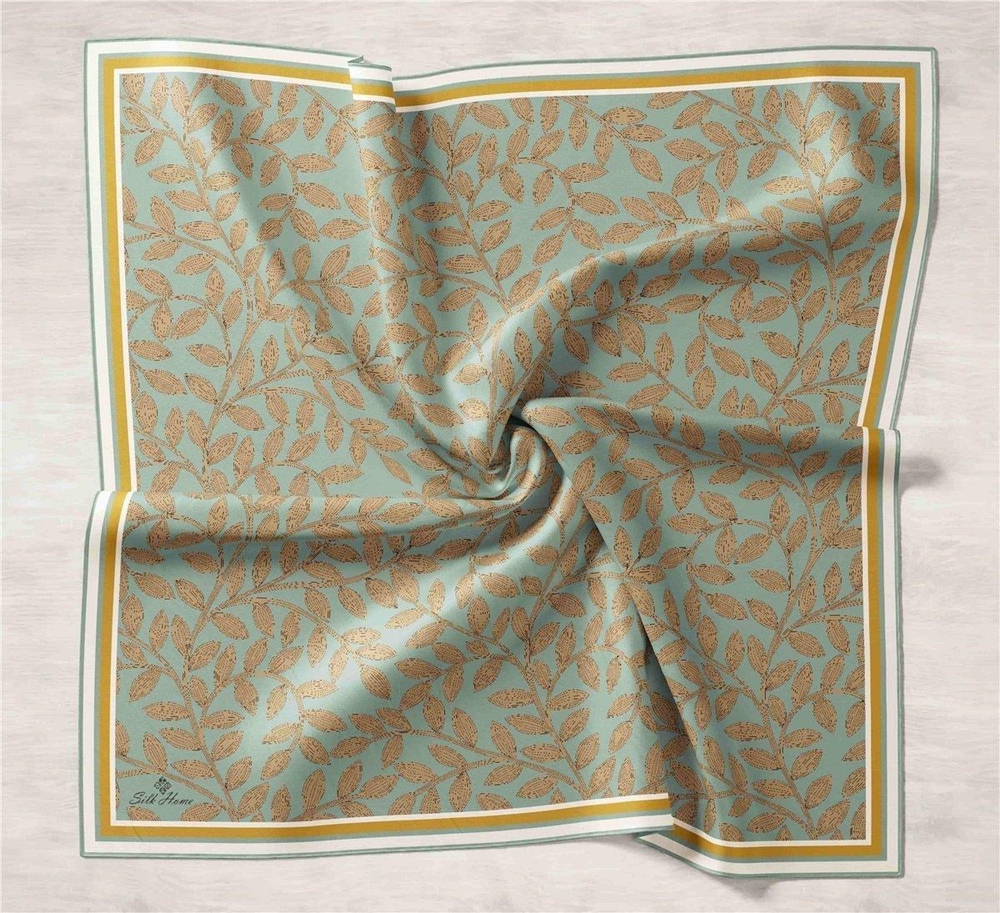 Silk Home Twill İpek Eşarp - 11397-29 Çağla Safran
