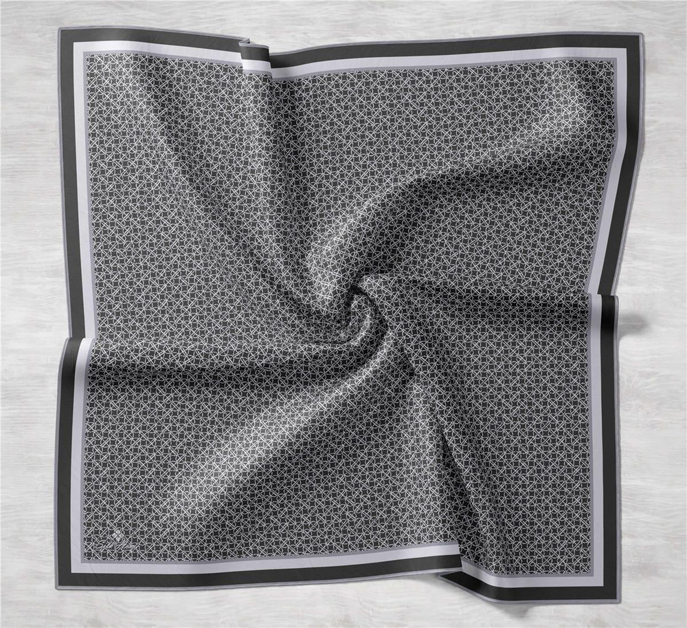 Silk Home Twill İpek Eşarp - 11414-04 Antrasit