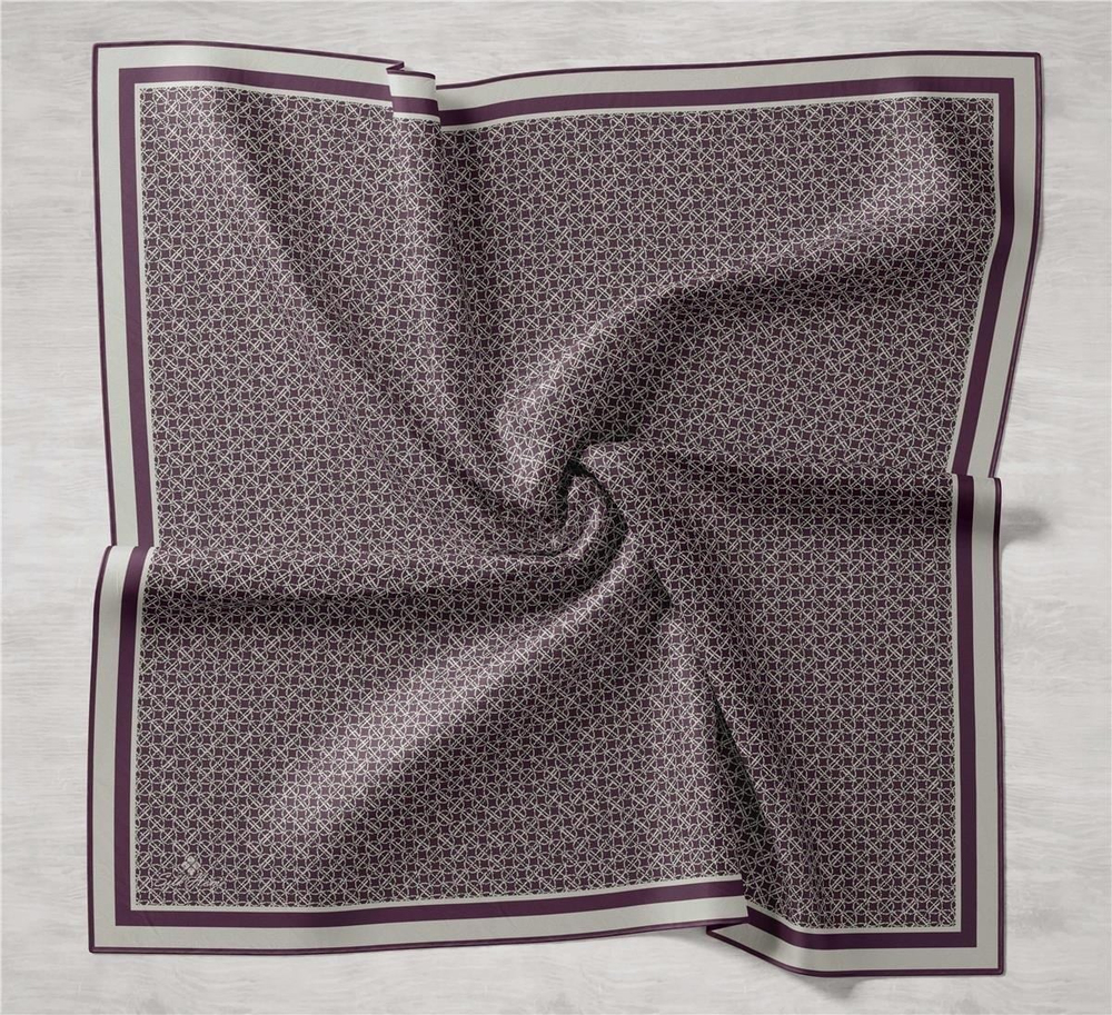 Silk Home Twill İpek Eşarp - 11414-10 Mor