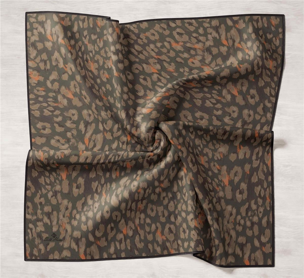 Silk Home Twill İpek Eşarp - 11451-14 Antrasit