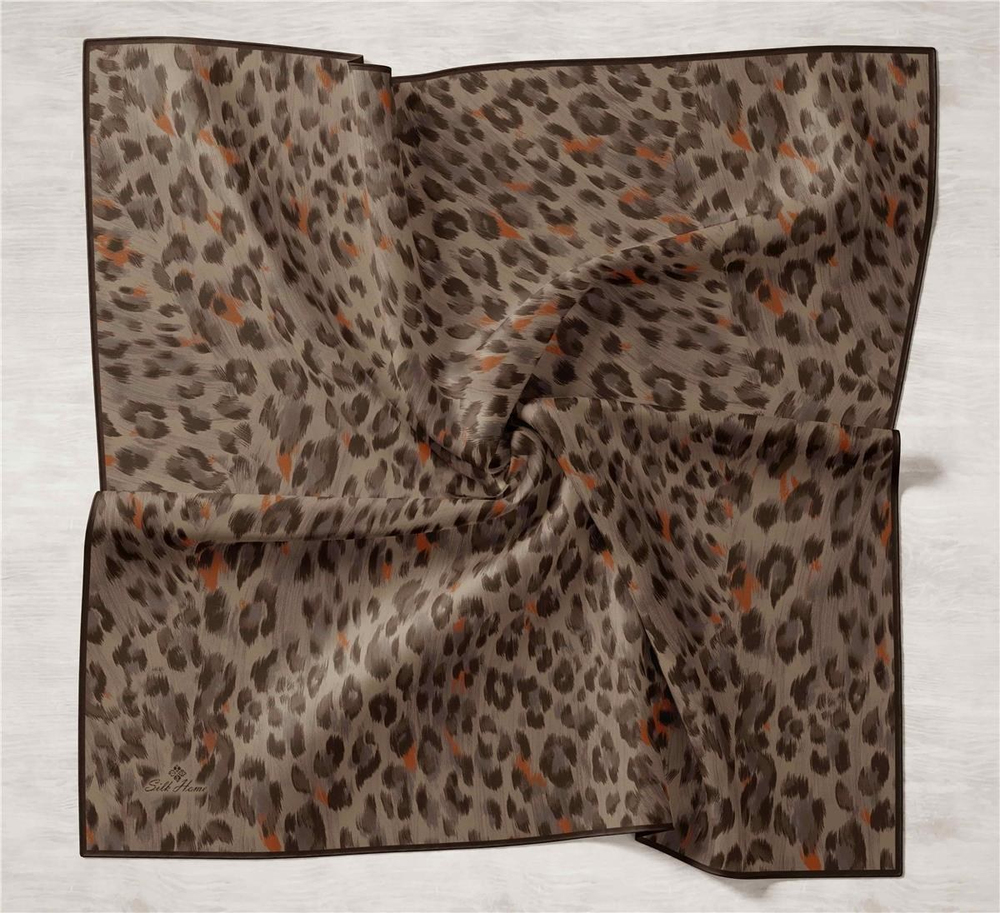 Silk Home Twill İpek Eşarp - 11451-29 Siyah Vizon