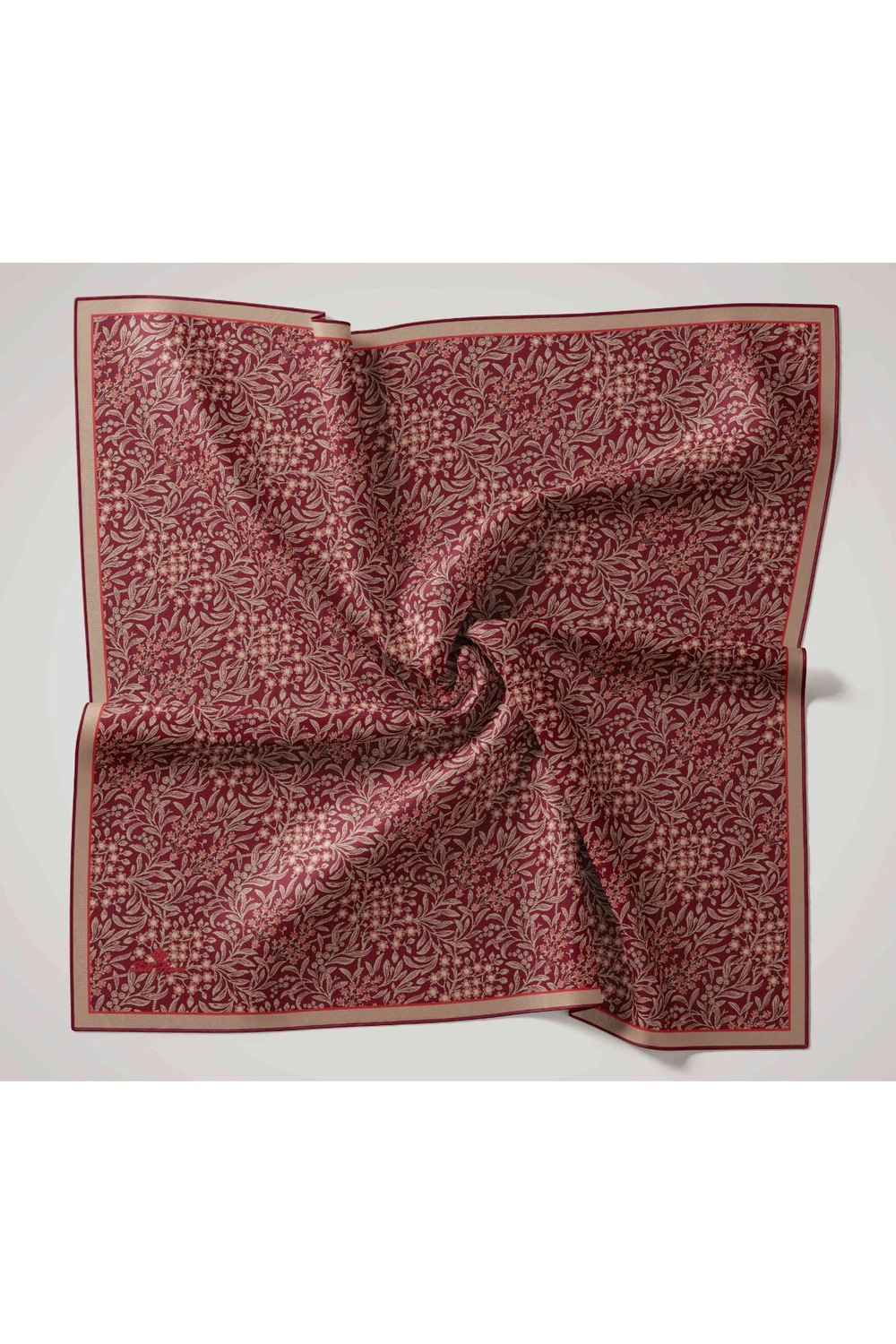 Silk Home Twill İpek Eşarp - 11464-05 Mürdüm