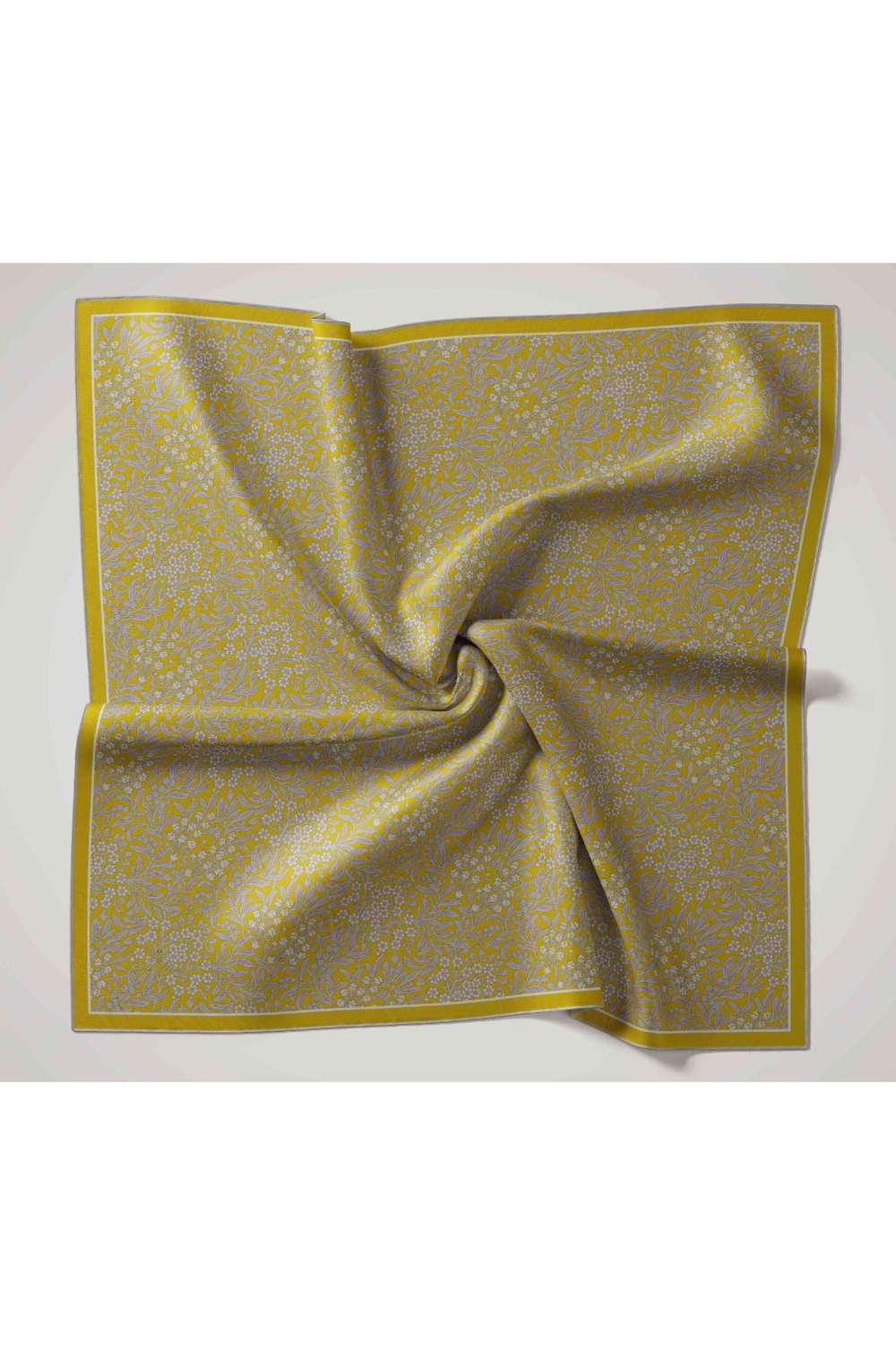 Silk Home Twill İpek Eşarp - 11464-49 Yeşil