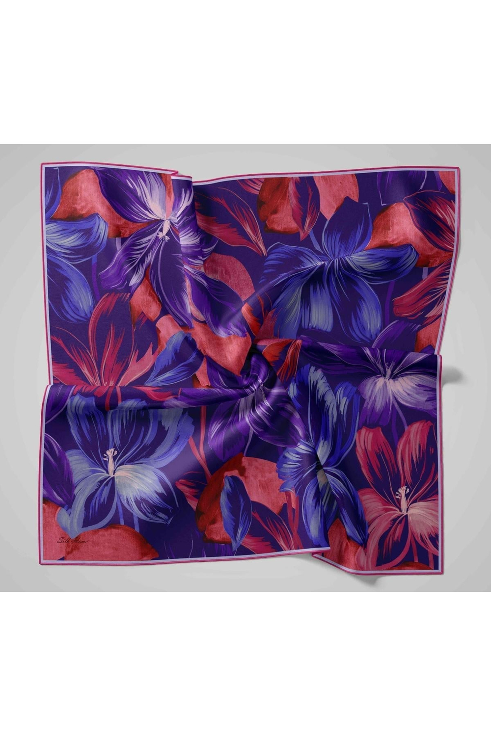 Silk Home Twill İpek Eşarp - 11480-86 Morcivert