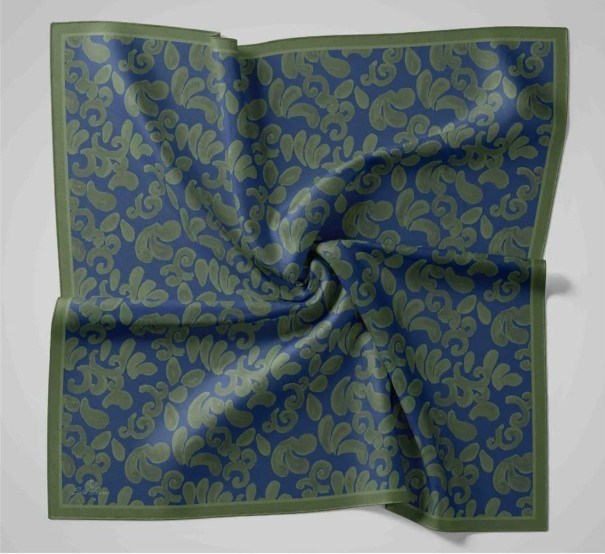 Silk Home Velora Eşarp - 161002-22 Mor Yeşil