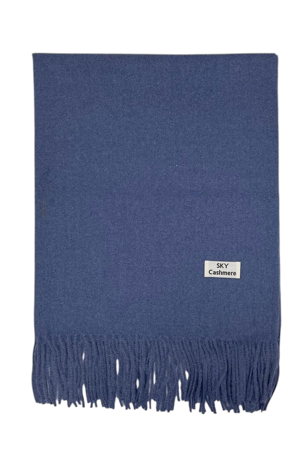 Sky Cashmere Omuz Şalı - Kot Mavisi