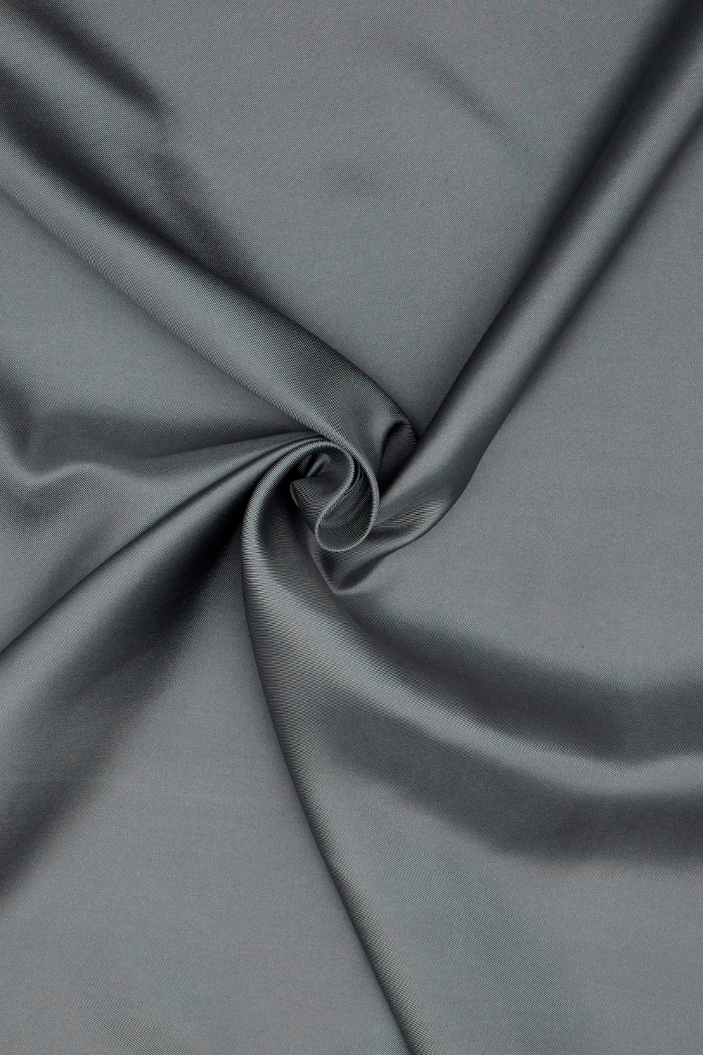 Vakko Düz Twill İpek Eşarp - Füme